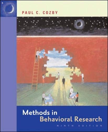 Methods in Behavioral Research with PowerWeb