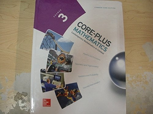 Core Plus Mathematics, Course 3, Student Edition