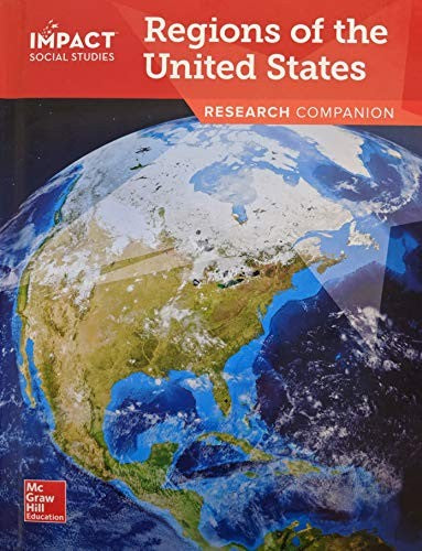Impact Social Studies, Regions of the United States, Grade 4, Research Companion