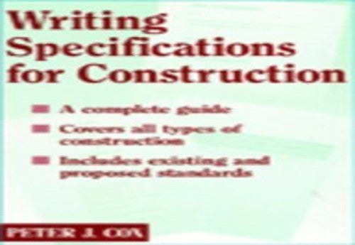 Writing Specifications for Construction
