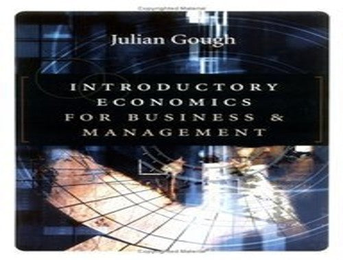 Introductory Economics For Business And Management