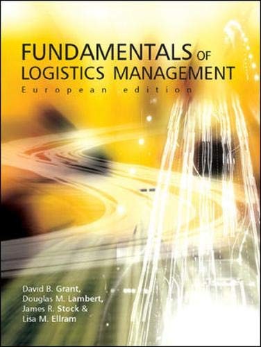 Fundamentals of Logistics Mangement