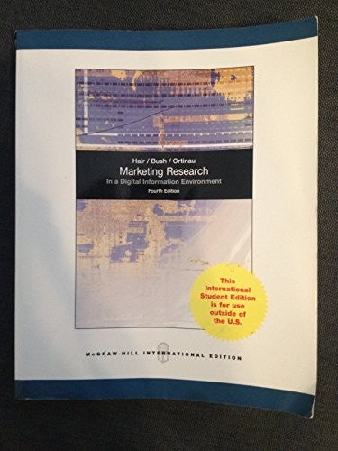 Marketing Research, European Edition