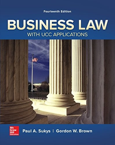 Business Law with UCC Applications