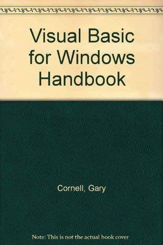 Visual Basic for Windows Handbook