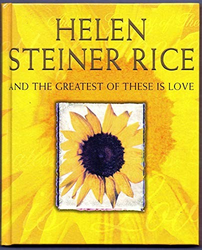 And the Greatest of These is Love