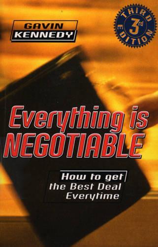 Everything Is Negotiable