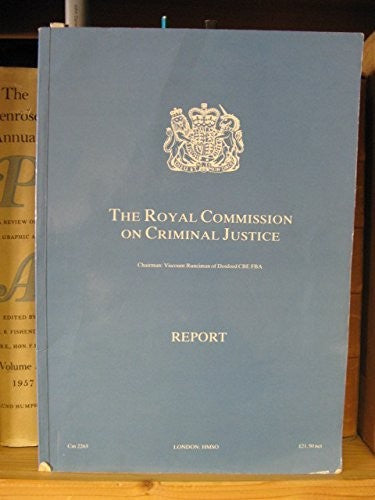 Royal Commission on Criminal Justice Report