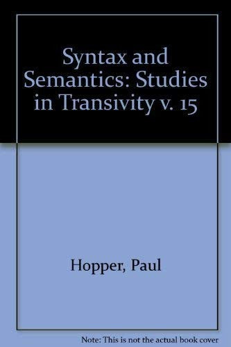 Syntax and Semantics