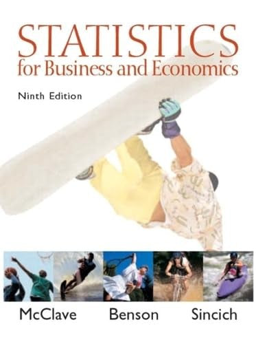 Statistics for Business and Economics