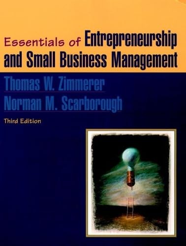 Essentials of Entrepreneurship and Small Business Management