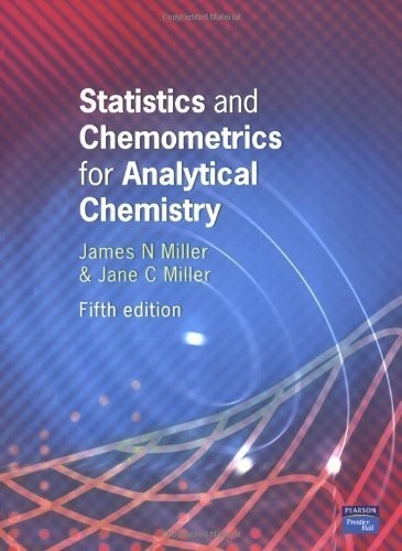 Statistics and Chemometrics for Analytical Chemistry