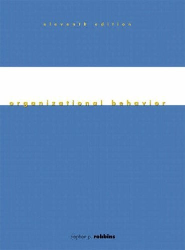 Organizational Behavior