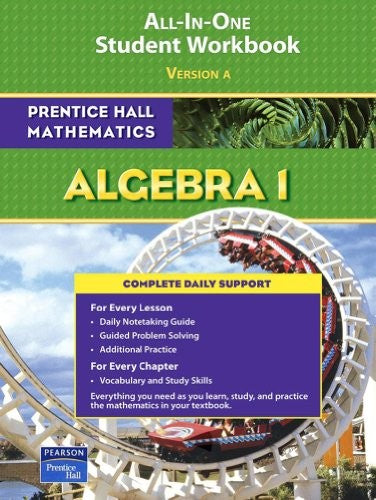 Prentice Hall Math Algebra 1 Student Workbook 2007
