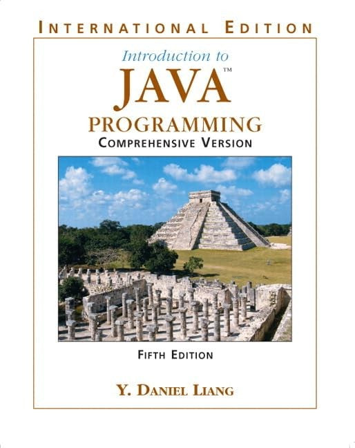 Introduction to Java Programming, Comprehensive