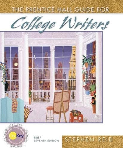 The Prentice Hall Guide for College Writers, Brief