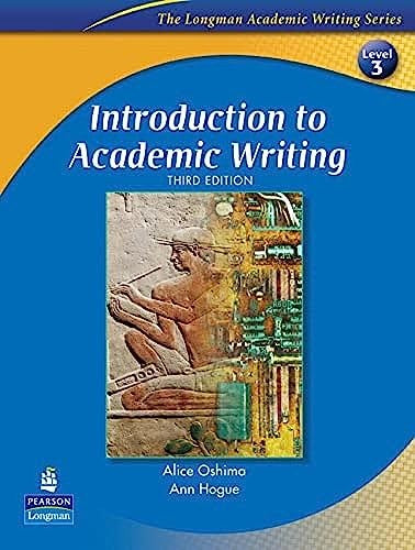 INTRO. TO ACADEMIC WRITING 3/E VOIR 291566 193395