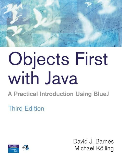 Objects First With Java