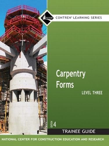 Carpentry Forms Level 3 Trainee Guide, Paperback