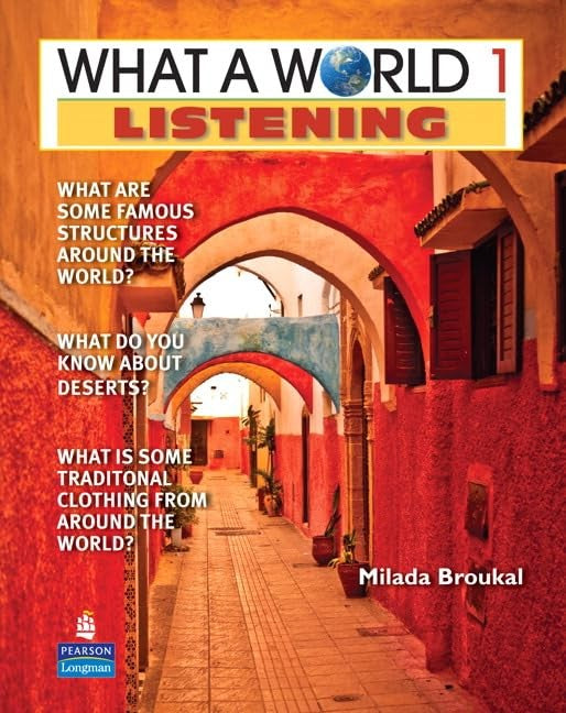 WHAT A WORLD 1 LISTENING 1/E STUDENT BOOK 247389