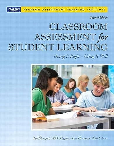 Classroom Assessment for Student Learning