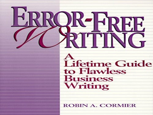 Error-free Writing