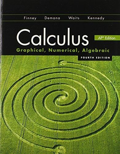 Calculus 2012 Student Edition (by Finney/Demana/Waits/Kennedy)