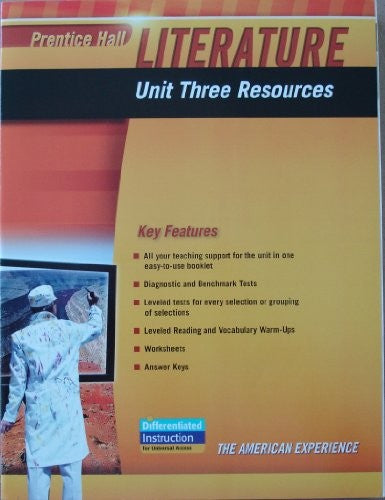 Prentice Hall Literature 2010 Unit 3 Resource Grade 11