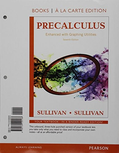 Precalculus Enhanced with Graphing Utilities, Books a la Carte Edition Plus New Mylab Math -- 24-Month Access Card Package