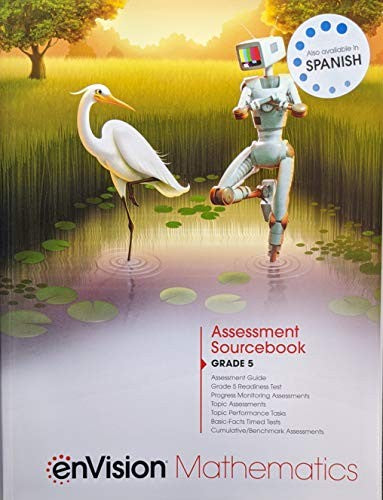 enVision Mathematics 2020 Assessment Sourcebook Grade 5, c. 2020, 9780134954066, 0134954068