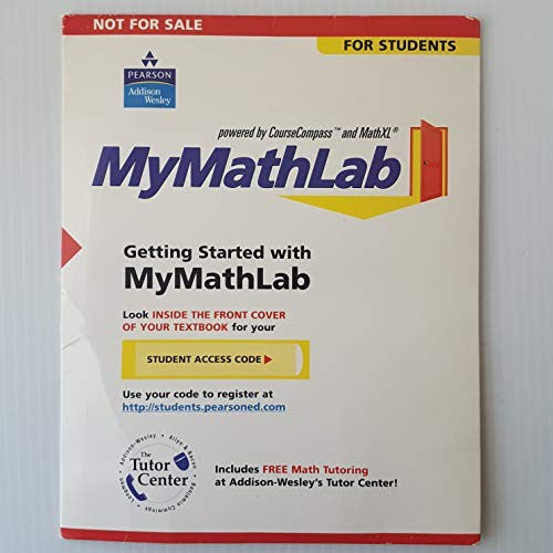 MyLab Math/MyLab Statistics -- Valuepack Access Card
