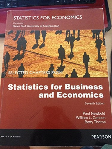 Statistics for Business and Economics