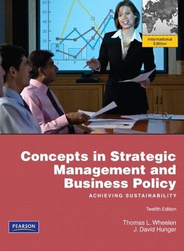 Concepts in Strategic Management & Business Policy