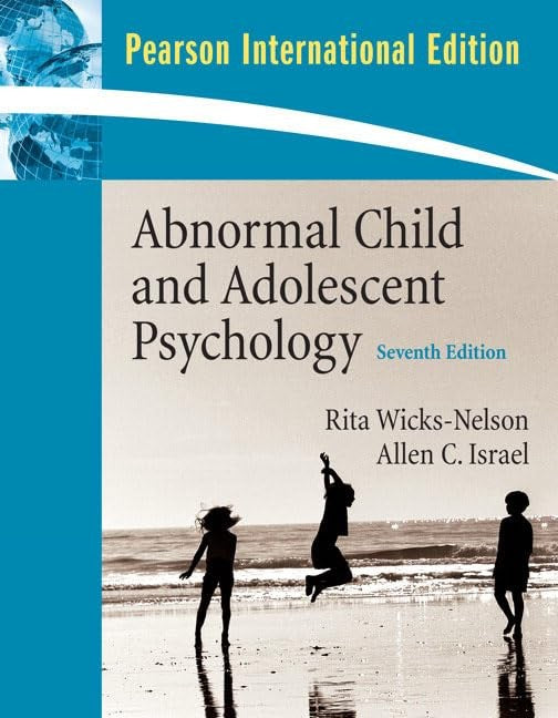 Abnormal Child and Adolescent Psychology