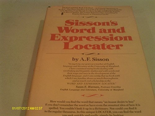 Sisson's Word and Expression Locator