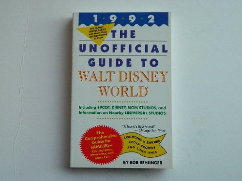 Unofficial Guide to Disney World 1992