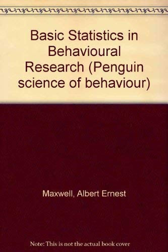 Basic Statistics in Behavioural Research
