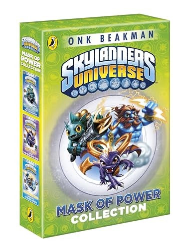 Skylanders Mask of Power 3 Bookset Collection includes: Spyro, Gill Grunt, Lightning Rod