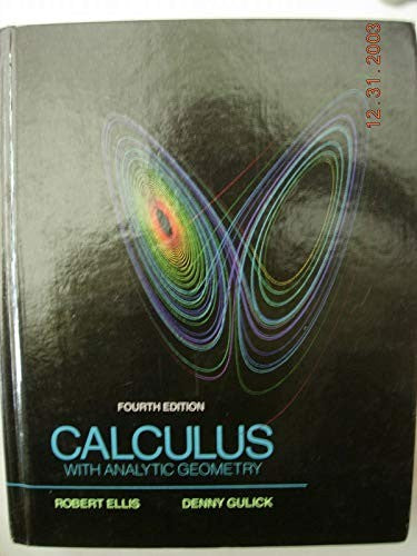 Ellis Calculus with Anal Geometry 4e
