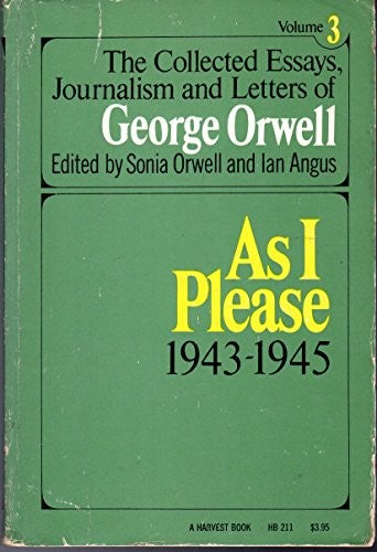 As I Please, 1943-1945