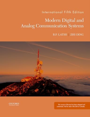 Modern Digital and Analog Communication Systems