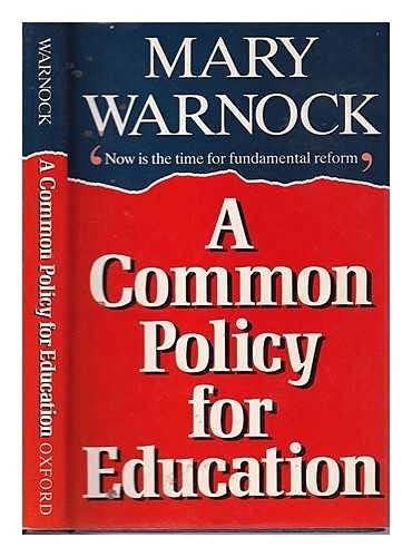 A Common Policy for Education
