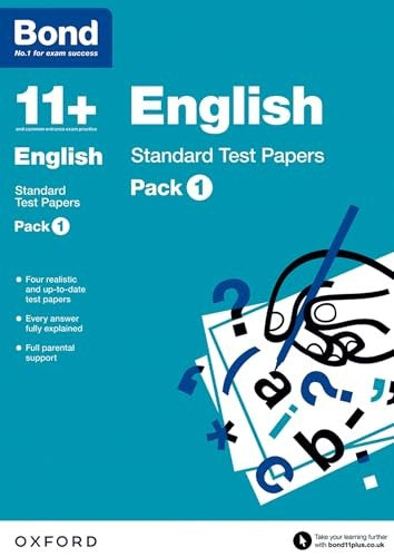 Bond 11+: English: Standard Test Papers: Ready for the 2026 exam (for GL Assessment & other 11 plus exams)