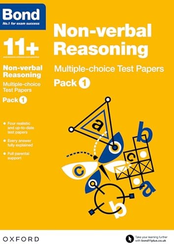 Bond 11+: Non-verbal Reasoning: Multiple-choice Test Papers: Ready for the 2026 exam (for GL Assessment & other 11 plus exams)