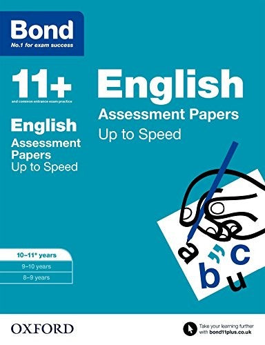 Bond 11+: English: Up to Speed Papers