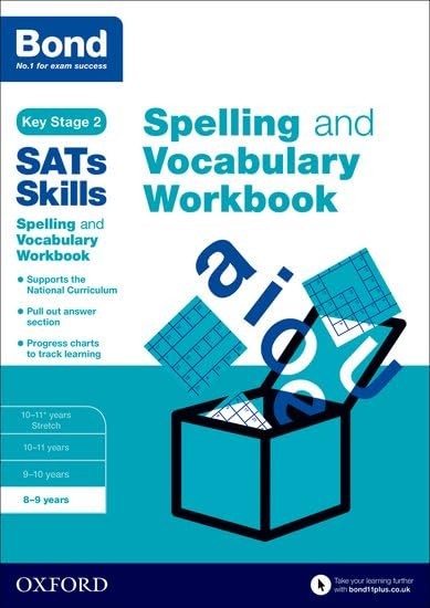 Bond Skills English Spelling and Vocabulary Age 8-9