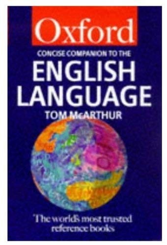 The Concise Oxford Companion to the English Language