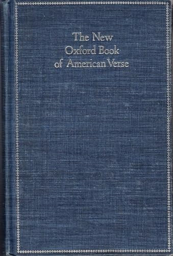 The New Oxford Book of American Verse