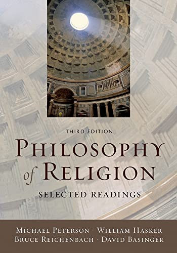 Philosophy of Religion