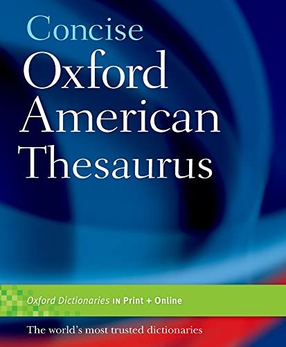 Concise Oxford American Thesaurus